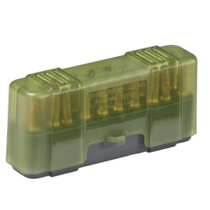 Cutie Munitie PLANO Rifle Ammo Case - .22-50, Verde/Verde transparent