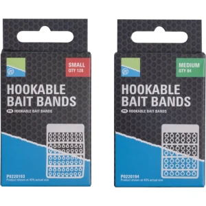 Inele Elastice PRESTON Hookable Bait Bands, Small, 128buc/pac