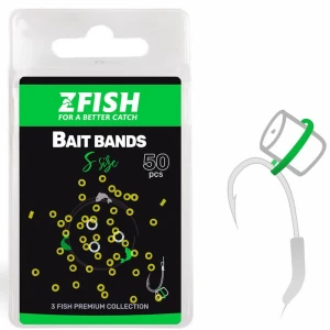 Inele Silicon ZFISH Micro Bait Bands, Marime M, 50buc/pac