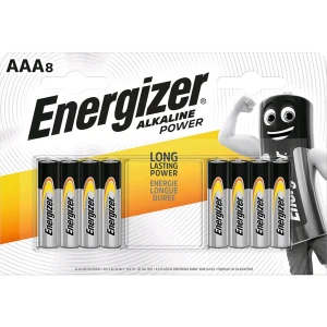 Baterii Alcaline ENERGIZER Alkaline Power Battery AAA B8, 8buc/pac