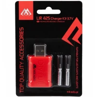 Baterii Reincarcabile Mikado Pentu Plute Cu Led Si Starleti Electronici, Lir425 + Incarcator Baterii Reincarcabile Mikado Pentu Plute Cu Led Si Starleti Electronici, Lir425 + Incarcator