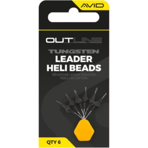 Bile AVID Outline Tungsten Leader Heli Beads, 6buc/pac Bile AVID Outline Tungsten Leader Heli Beads, 6buc/pac