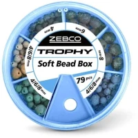 Bile Cauciuc Zebco Trophy Bead Box Mix, 89buc/pac