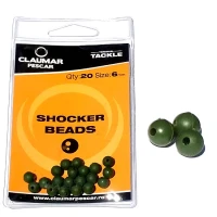 Bilute Cauciuc Claumar Shocker Beads Kaki 6mm 20buc Bilute Cauciuc Claumar Shocker Beads Kaki 6mm 20buc