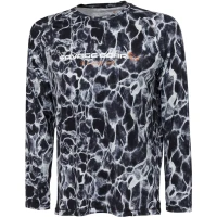 BLUZA SAVAGE GEAR NIGHT UV BLACK WATERPRINT MAR.XL