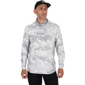 Bluza Fox Rage UV Hooded Light Cam Top, Marime XXXL Bluza Fox Rage UV Hooded Light Cam Top, Marime XXXL
