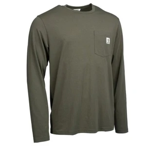 Bluza NASH Make It Happen Carp Logo Long Sleeve T Shirt Green, Marime 3XL