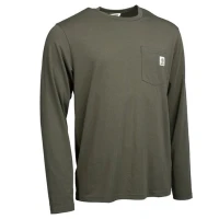Bluza Nash Make It Happen Carp Logo Long Sleeve T Shirt Green, Marime L