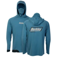 Bluza UV BERKLEY Long Shirt Heather Teal, Masura M