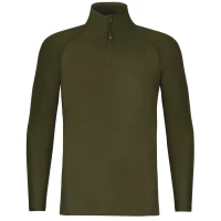 Bluza UV KORDA Kool UPF Zip Jersey, Dark Olive, Marimea 3XL