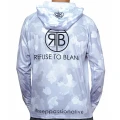 Bluza UV RTB REFUSE TO BLANK Long Sleeve Hoodie UPF 50+, Light Camo Grey, Marime M