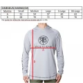 Bluza UV RTB REFUSE TO BLANK Long Sleeve Hoodie UPF 50+, Light Camo Grey, Marime M
