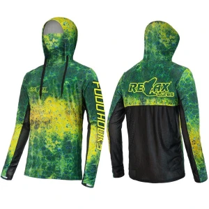 Bluza UV Relax Mash Camo Green UPF 50+, Marime XL