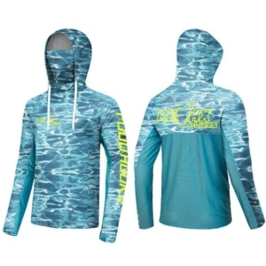 Bluza UV Relax Mash Wave Blue UPF 50+, Marime L