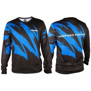 BLUZA OKUMA MOTIF NEGRU/ALBASTRU L