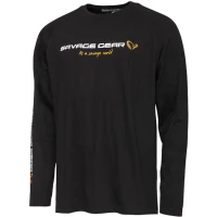 Bluza Savage Signature Logo Long Sleeve Black Caviar Mar. 3xl