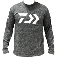 Bluza DAIWA D Old Shirt Long Sleeve 30, Dark Gray, Marime 3XL