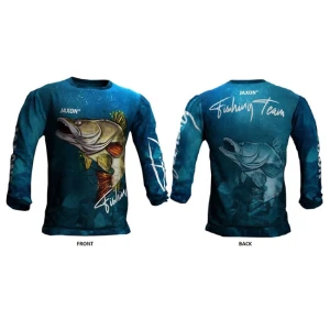 Bluza Jaxon Maneca Lunga Zander Blue XXL