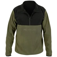 Bluza KORUM Embossed Microfleece, Olive Green-Black, Marime S