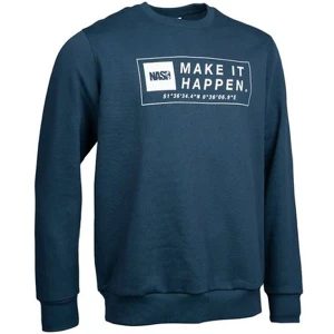 Bluza NASH Make It Happen Coordinates Jumper Navy Blue, Marime M