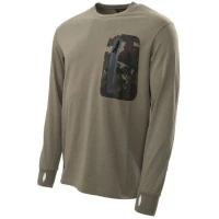 Bluza Nash Zt Hd Long Sleeve T-shirt, Green Marime, Marime L