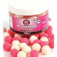 Boilies Mainline Fluoro Pop-ups Pink White Essential Cell 8mm 150ml