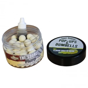 Boilies and Dumbells Dynamite Baits Pop-up The Source White Fluro 15mm Boilies and Dumbells Dynamite Baits Pop-up The Source White Fluro 15mm