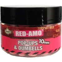 Pop-up And Dumbells Dynamite Baits Fluoro Pink Red Amo 15mm
