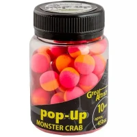 Pop, Up, Addicted, Carp, Baits, Monster, Crab,, 10mm,, aprox, 45buc/borcan, acb098, Boilies Pop-Up, Boilies Pop-Up Addicted Carp Baits, Addicted Carp Baits