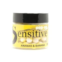 Pop Up Addicted Carp Baits Sensitiv, Ananas Banana, 10mm Pop Up Addicted Carp Baits Sensitiv, Ananas Banana, 10mm