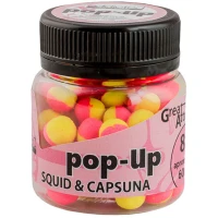 Pop Up Addicted Carp Baits Squid & Capsuna, 8mm, Aprox 60buc/borcan
