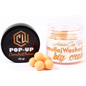 Pop Up Addicted Carp Baits Washed Infinity, Camuflaj, Big Crab, 10mm