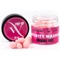 Pop Up Addicted Carp Baits Washed Infinity, Scopex Mix, 10mm Pop Up Addicted Carp Baits Washed Infinity, Scopex Mix, 10mm