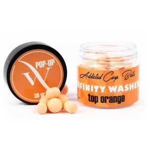Pop Up Addicted Carp Baits Washed Infinity, Top Orange, 10mm