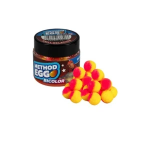 Pop Up Benzar Method Egg Bicolor Krill Belachan 6-8mm 30ml Pop Up Benzar Method Egg Bicolor Krill Belachan 6-8mm 30ml
