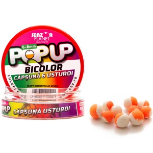 Pop Up Bicolor Senzor Planet, Capsuna & Usturoi, 6-8mm, 30g