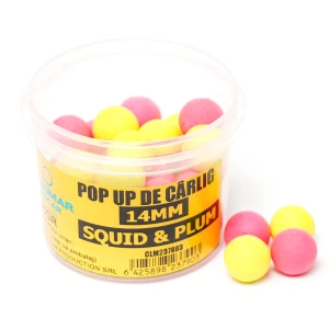 Pop Up Claumar Squid And Plum Yellow And Pink 35Gr 14mm