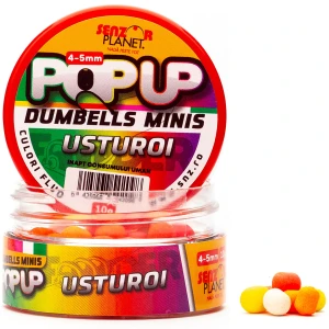 Pop Up Dumbell Senzor Planet Minis, Usturoi, 4-5mm, 10g Pop Up Dumbell Senzor Planet Minis, Usturoi, 4-5mm, 10g