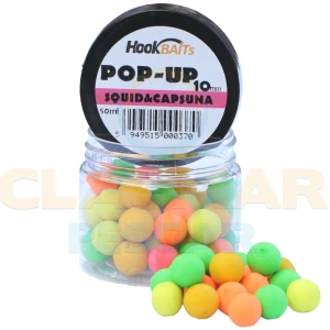 Pop Up Hook Baits, Squid & Capsuna, 10mm, 50ml Pop Up Hook Baits, Squid & Capsuna, 10mm, 50ml