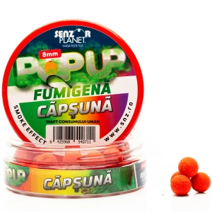 Pop Up SENZOR Fumigena, Capsuna, 8mm, 25g