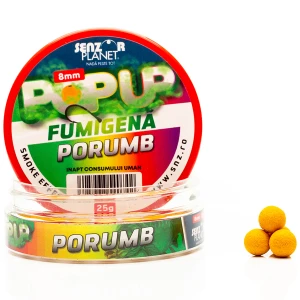 Pop Up SENZOR Fumigena, Porumb, 8mm, 25g