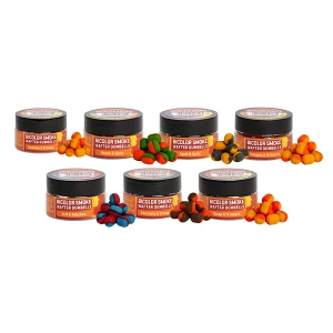 Wafters Benzar Mix Bicolor Smoke Wafter Dumbells Krill&Belachan 10x8mm