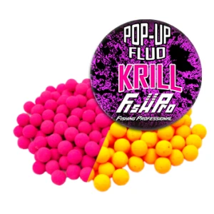 Pop-Up Fhp 8Mm Pink-Orange Krill 40G Pop-Up Fhp 8Mm Pink-Orange Krill 40G