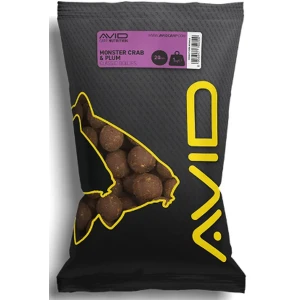 Boilies Avid Premium, Monster Crab-Plum, 24mm, 1kg