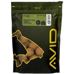 Boilies Avid Premium, Monster Crab Tuna Spirulina, 20mm, 1kg