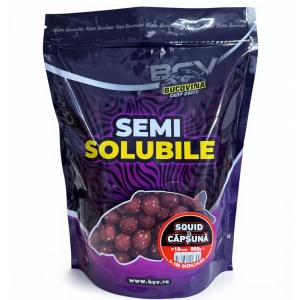 Boilies BUCOVINA Semisolubile, Squid & Capsuna, 22mm, 3kg