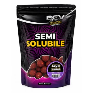 Boilies BUCOVINA Semisolubile, Squid & Pruna, 22mm, 3kg