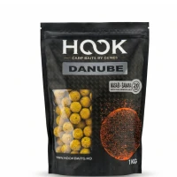 Boilies HOOKBAITS Semisolubil, Wasabi Banana, 20mm, 1kg