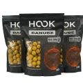 Boilies HOOKBAITS Semisolubil, Wasabi Banana, 20mm, 1kg