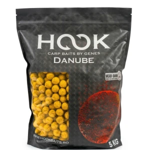 Boilies HOOKBAITS Semisolubil, Wasabi Banana, 20mm, 5kg